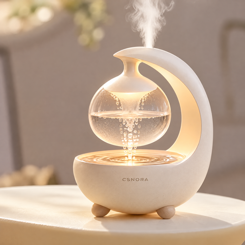 🌧️ CSNORA® Rain Cloud Humidifier – Simulated Rainfall & Warm Glow