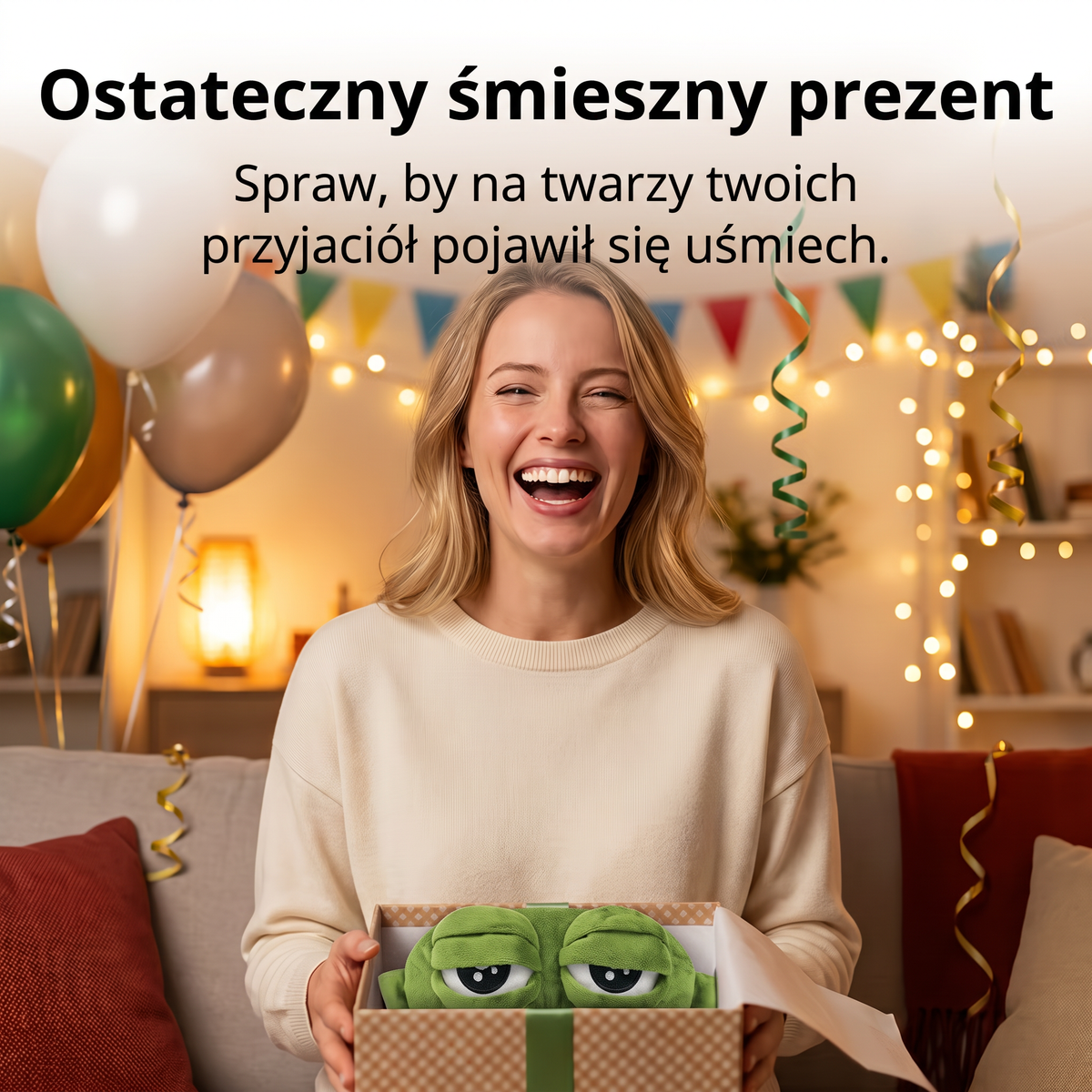 🔥🔥 Ostatni dzień – 49% rabatu 🎁 2026 3D Żabia Maska do Spania 🐸 Miękka i wygodna