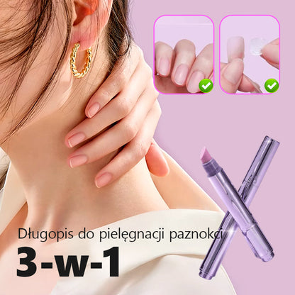 Vitalisys® 3w1 pisak do pielęgnacji paznokci – Regeneracja skórek i połysk z olejkiem kameliowym 💧