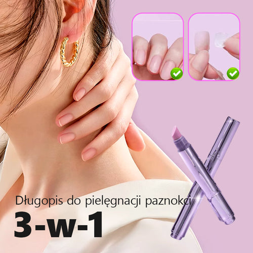 Vitalisys® 3w1 pisak do pielęgnacji paznokci – Regeneracja skórek i połysk z olejkiem kameliowym 💧