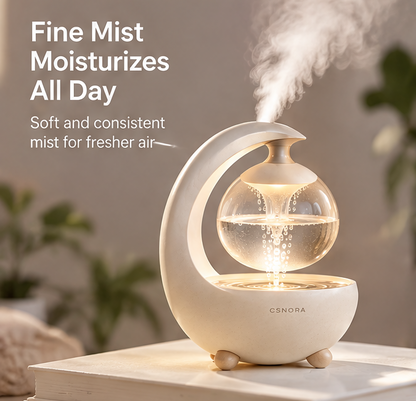 🌧️ CSNORA® Rain Cloud Humidifier – Simulated Rainfall & Warm Glow