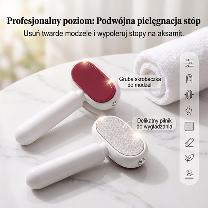 🌈🌈LEFUN® Precyzyjny pilnik do stóp – 🌟usuwa szorstką i zrogowaciałą skórę, pomaga wygładzić pięty i pozwala wygodnie zadbać o stopy w domu.