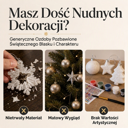 🎄 Ograniczona czasowo oferta 55% zniżki 🎄 Zestaw świątecznych ozdób do malowania DIY do zawieszenia 💎