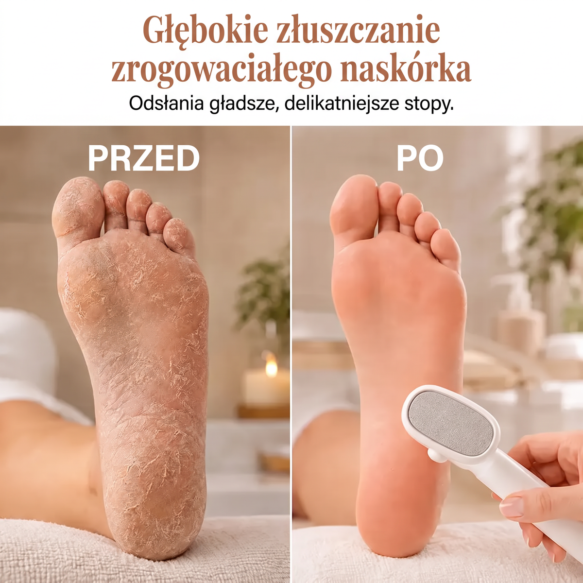 🌈🌈LEFUN® Precyzyjny pilnik do stóp – 🌟usuwa szorstką i zrogowaciałą skórę, pomaga wygładzić pięty i pozwala wygodnie zadbać o stopy w domu.