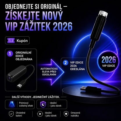 Vitalisys® 5D Inteligentny Projektor Gwiazd 🌌 – 30+ dynamicznych scen i sterowanie aplikacją 💎