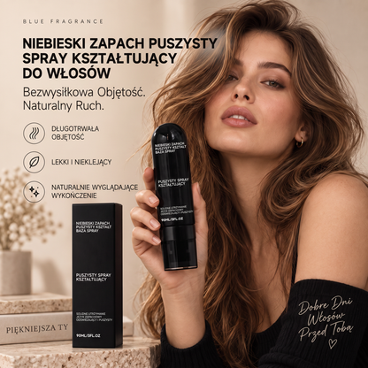 🌈🌈Vitalisys® Fluffy Hair – Modelujący spray zwiększający objętość włosów – lekka formuła dodająca objętości od nasady, zapewniająca naturalny ruch włosów i delikatny brzoskwiniowy zapach 👸