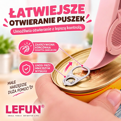 LEFUN® Otwieracz 4w1 👑 – Otwórz każde wieczko bez zbędnego wysiłku 💎