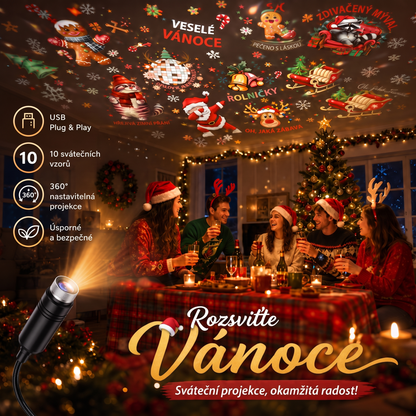 Vitalisys® 5D Inteligentny Projektor Gwiazd 🌌 – 30+ dynamicznych scen i sterowanie aplikacją 💖