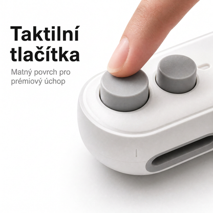 Vitalisys® Przenośna ładowalna zgrzewarka do woreczków – 2w1 USB-C mini urządzenie do zgrzewania i cięcia ✨